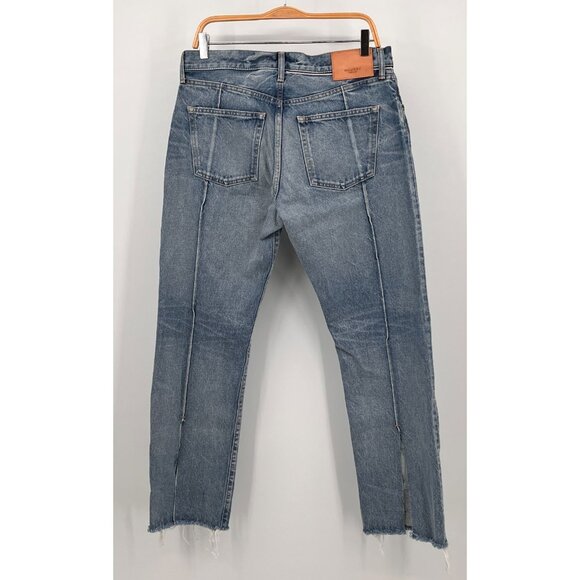 NWT Moussy Vintage Siena Straight Jeans Size 30 Cotton Light Wash Button Fly - Picture 2 of 16